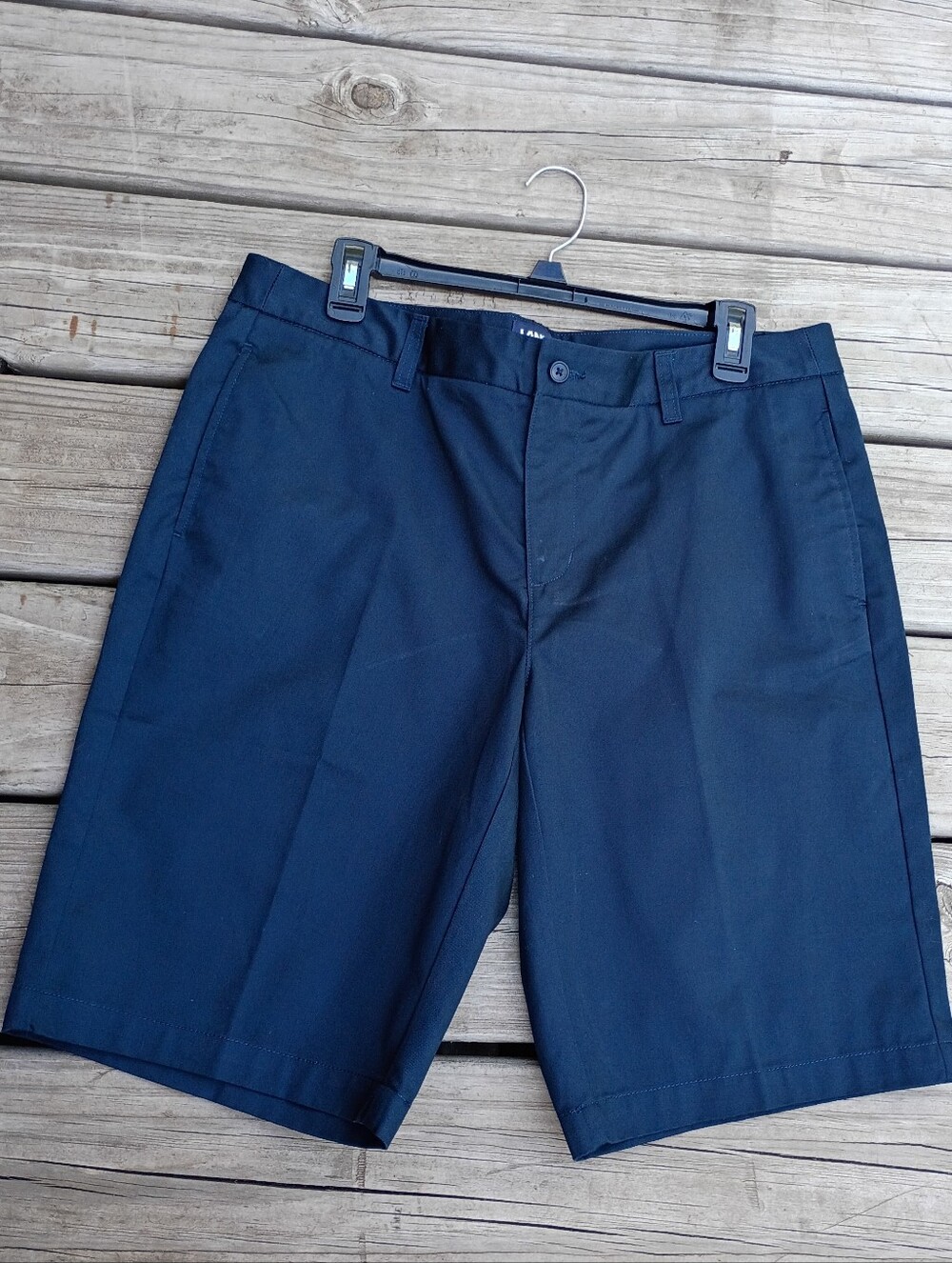 Women's Classic Navy Lands End Performance Shorts Sz 12